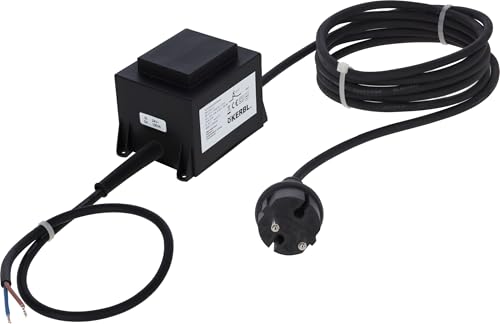 Kerbl Transformator für Beckenheizung – 230 V / 24 V / 100 W (Abmessung 23,5 x 12 x 12,5 cm, Gewicht 2,5 kg, Schwarz, Kunststoff) 223140 Kerbl Transformator für Beckenheizung – 230 V / 24 V / 100 W (Abmessung 23,5 x 12 x 12,5 cm, Gewicht 2,5 kg, Schwarz, Kunststoff) 223140 von Kerbl