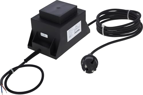 Kerbl Transformator für Beckenheizung – 230 V / 24 V / 400 W (Abmessung 26 x 12 x 19 cm, Gewicht 7,25 kg, Schwarz, Kunststoff) 223143 von Kerbl