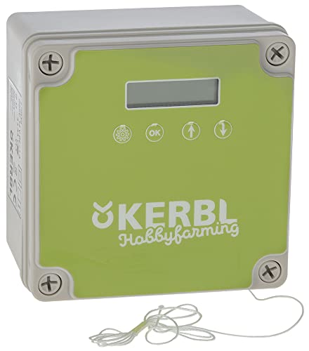 Kerbl 70550 Steuerung Automatische Hühnertür, Lichtsensor Zeitabhängig Manuell von Kerbl