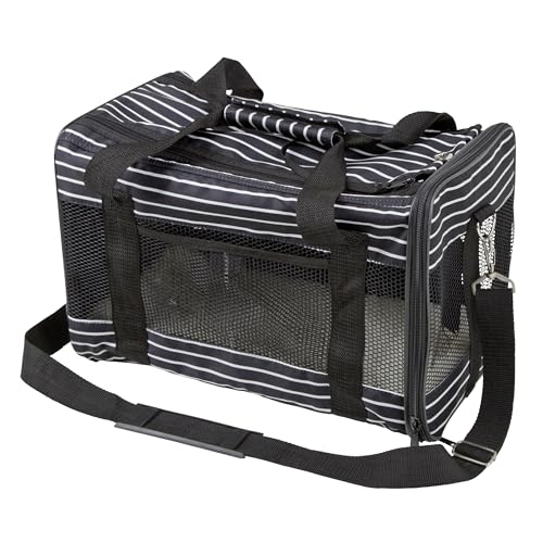 Kerbl 80591 Tragetasche Cuba, 40 x 26 x 28 cm, schwarz/weiß von Kerbl Pet