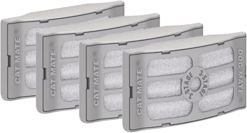 3-Stage Spare Filter for Drinking Fountain, 4 Pieces von Cat Mate