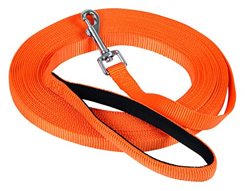 Kerbl 81047 Suchleine Miami mit Softgriff, 10 m x 20 mm, orange von Kerbl Pet