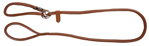 Kerbl 81100 Rundleder-Schlupfleine Roma 170 cm, 8 mm, cognac von Kerbl Pet