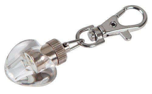 Kerbl 81192 Ma x i Safe Herz-Leuchtanhänger LED, klar, 3 x 2.5 cm von Kerbl