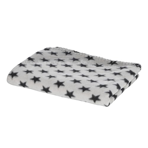 Kerbl Hundedecke Stella (mit Sternenmotiv, L x B 140 x 100 cm, leichte Decke, aus flauschigem Fleece) 81301 von Kerbl Pet