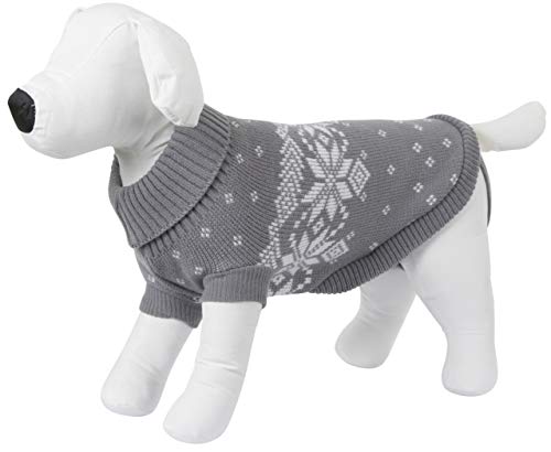 Kerbl 81404 Pullover Lillehammer, 35 cm, grau/weiß von Kerbl Pet