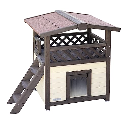 Kerbl Katzenhaus beheizbar 4-Seasons Deluxe (L x B x H 88 x 57 x 77 cm, mit Bitumenüberdachung, geeignet für Sommer und Winter) 81529 Kerbl Katzenhaus beheizbar 4-Seasons Deluxe (L x B x H 88 x 57 x 77 cm, mit Bitumenüberdachung, geeignet für Sommer und Winter) 81529 von Kerbl Pet