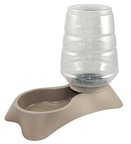 Kerbl Wasserspender Nuvola 3,8 l, Taupe, 2-TLG. (Wassernapf, Spender) 81998 von Kerbl