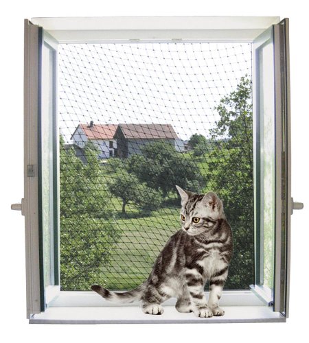 Kerbl 82653 Katzenschutznetz 2 x 3 m, transparent von Kerbl Pet