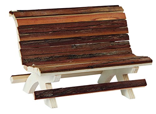 Kerbl Holzbank für Hamster Nature 18 x 11 x 12 cm von Kerbl