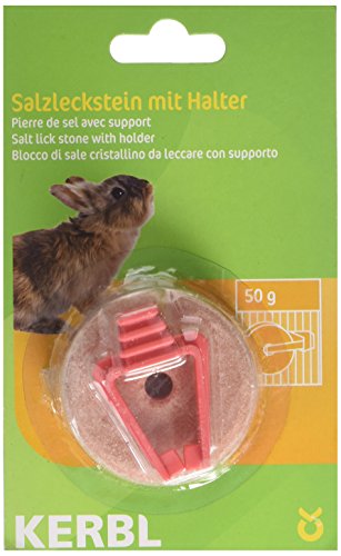 Kerbl Pet Salzleckstein 50 g mit Halter Kerbl Pet Salzleckstein 50 g mit Halter von Kerbl Pet