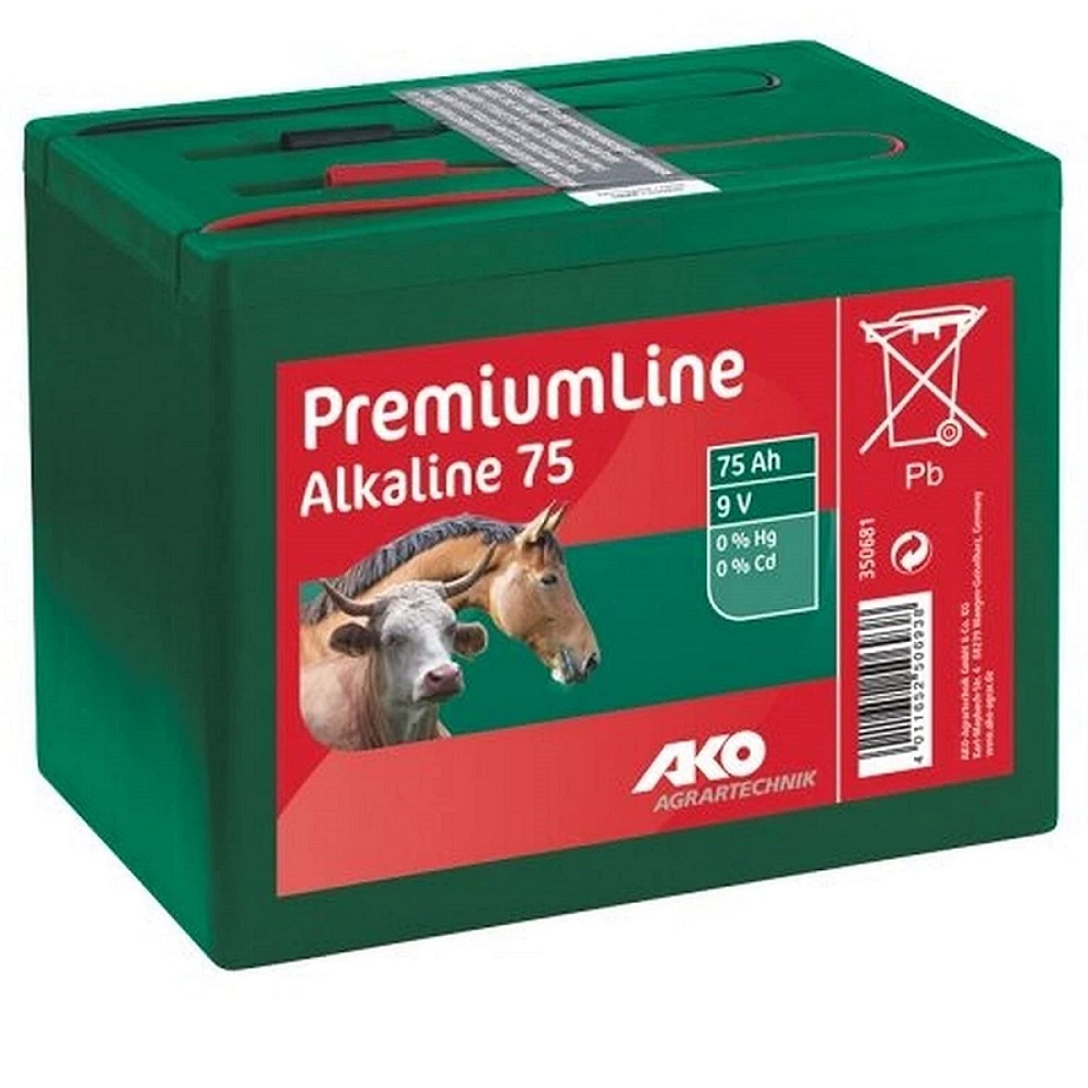 Kerbl Ako Weidezaunbatterie Alkaline 9 Volt 75 Ah von Kerbl