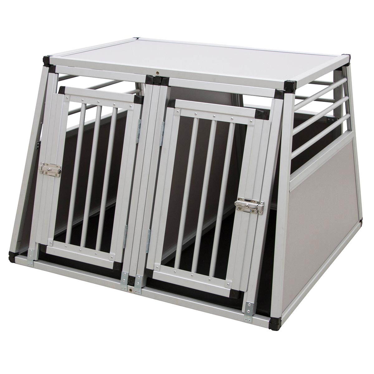 Kerbl Alu-Transportbox zweitürig 92 x 97 x 68 cm von Kerbl