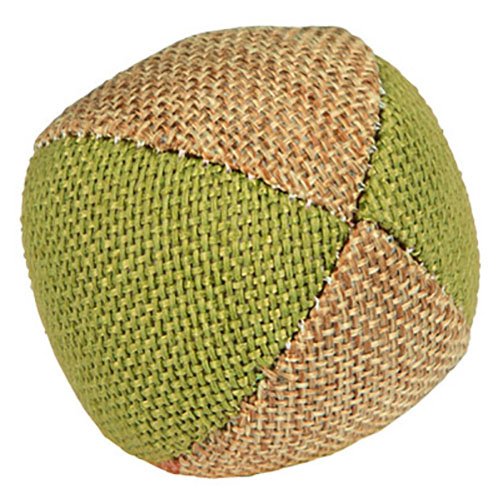Kerbl Ball Nature aus Leinen ø 4,5cm grün/beige von Kerbl
