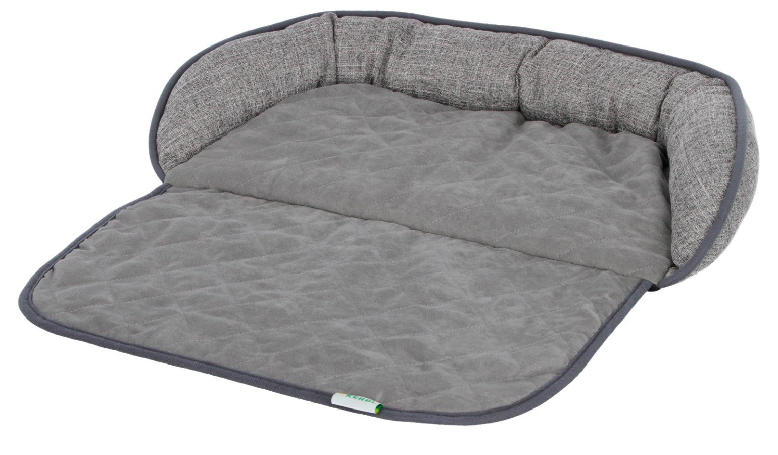 Kerbl Couchkissen Emalia Grau, Groß (98 x 66 x 12 cm) von Kerbl
