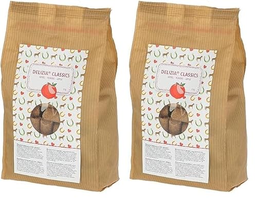 Kerbl Delizia Sweeties Apfel 1Kg (Packung mit 2) von Kerbl