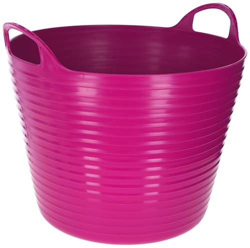 Kerbl FlexBag Trog – 28 Liter, Pink (Abmessung 33 x 20 x 24 cm, Gewicht 0,45 kg, Material Kunststoff) 3228296 von Kerbl