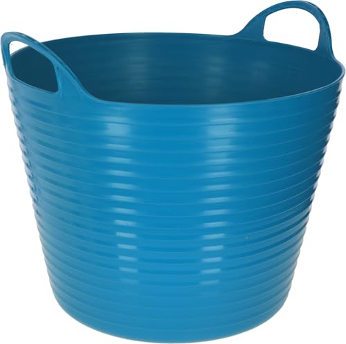 Kerbl FlexBag Trog – 28 Liter, Royal-Blau (Abmessung 33 x 20 x 24 cm, Gewicht 0,45 kg, Material Kunststoff) 3228295 von Kerbl
