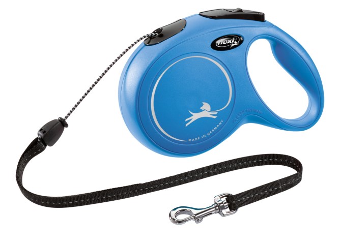 Kerbl Flexi Leine New Classic Seil M 8m Blau, Gr. M (bis 20kg) von Kerbl