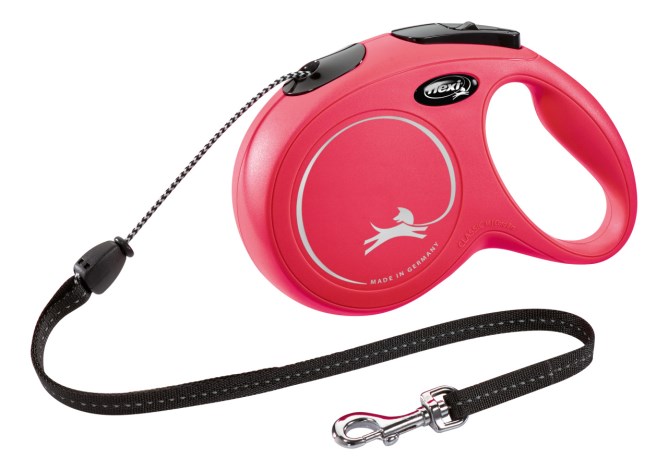 Kerbl Flexi Leine New Classic Seil M 8m Rot, Gr. M (bis 20kg) von Kerbl