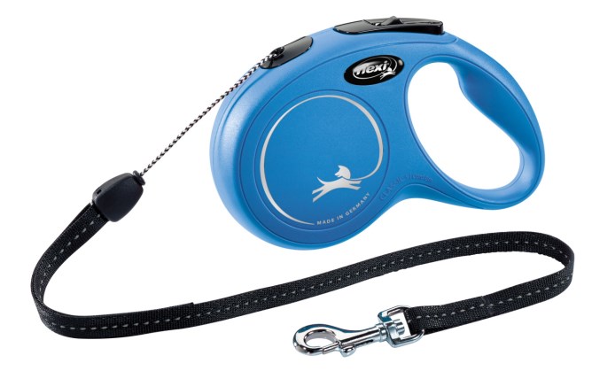 Kerbl Flexi Leine New Classic Seil S 8m Blau, Gr. S (bis 12kg) von Kerbl
