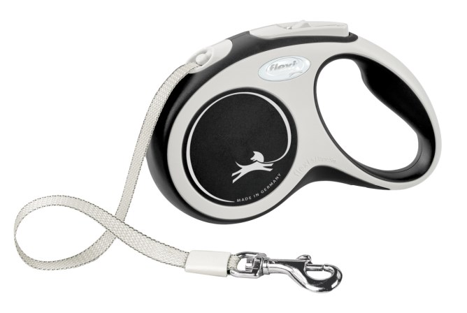 Kerbl Flexi Leine New Comfort S 5m Schwarz, Gr. S (max. 15kg) von Kerbl