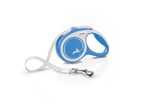 flexi® Comfort L Gurt 8 m blau, Roll-Leine für Hunde bis 50 kg von flexi
