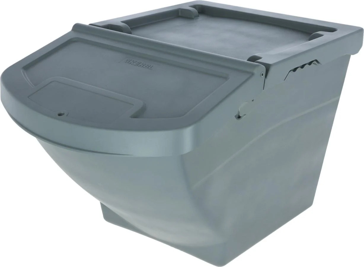 Kerbl Futterbox stapelbar, mit Deckel 40 Liter von Kerbl