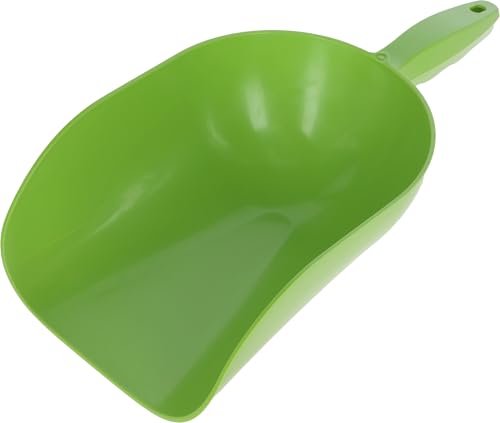 Kerbl Futterschaufel (Farbe: hellgrün, Fassungsvermögen: 2000 g, aus bruchsicherem Kunststoff, Futterdosierer, Tierzubehör) 29625 von Kerbl