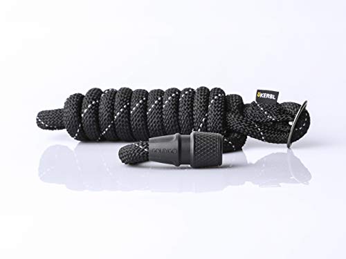 GOLEYGO Hundeleine Rope, Schwarz, Reflektiert leuchtend, Größe S 1,4-2m, Sicherer Magnetverschluss, Inkl. Adapter-Pin, Hundeleine für kleine Hunde bis 15kg, Maximale Belastung 100kg GOLEYGO Hundeleine Rope, Schwarz, Reflektiert leuchtend, Größe S 1,4-2m, Sicherer Magnetverschluss, Inkl. Adapter-Pin, Hundeleine für kleine Hunde bis 15kg, Maximale Belastung 100kg von Kerbl