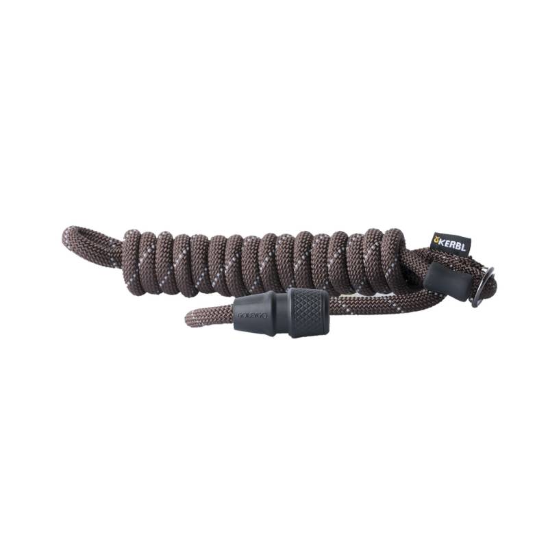 Kerbl GoLeyGo Führleine mit Adapter  Braun, Länge 1,40-2m x Breite 8mm von Kerbl