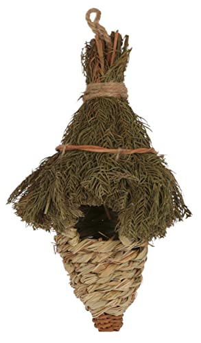 Kerbl Grasnest für Vögel, Vogelhaus Vogelnest Unterschlupf Nistkasten 27x12cm von Kerbl