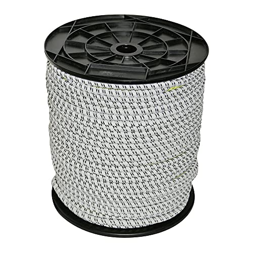 Kerbl Gummi Elektroseil 50m, 7 mm, 3 x 0,30mm Niro von Kerbl