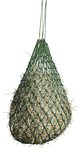 Kerbl Heunetz (Maschenweite 5x5 cm, Farbe grün, engmaschiges Futternetz, für Pferde, Verlängerung der Fresszeiten) 321297 von Kerbl