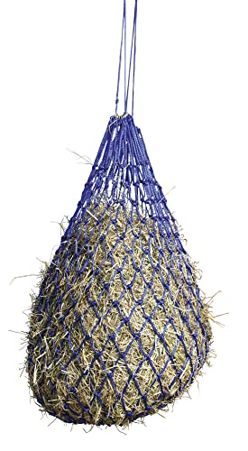 Kerbl Heunetz (Maschenweite 5x5 cm, Farbe blau, engmaschiges Futternetz, für Pferde, Verlängerung der Fresszeiten) 321298 von Kerbl