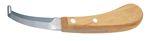 Kerbl Hufmesser (Klinge zweischneidig, Mittel, ergonomisch geformter Holzgriff) von Nilfisk