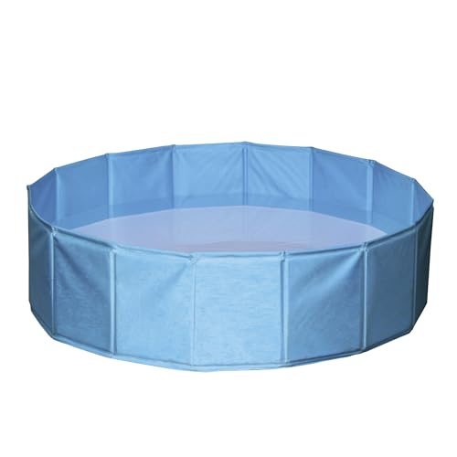 Kerbl Hundepool, Kunststoff Hunde Pool, Wasserablassventil, 80-160cm x 20-30cm von Kerbl