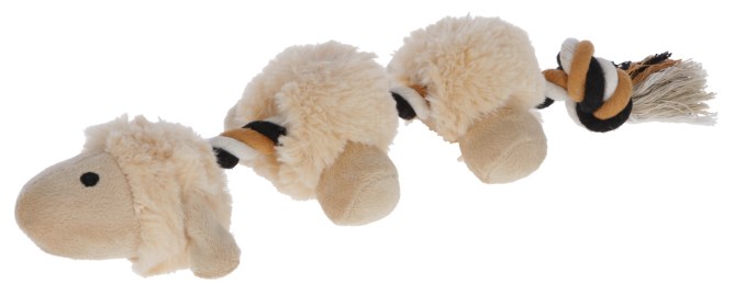 Kerbl Hundespielzeug Shaggy Lamm Mit Baumwollseil, 39 cm Kerbl Hundespielzeug Shaggy Lamm Mit Baumwollseil, 39 cm von Kerbl