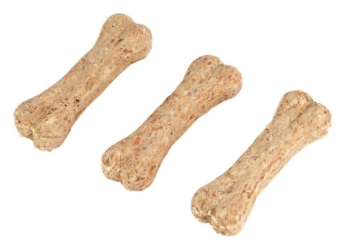 Kerbl Kauknochen, Natur 3 St. in Folie eingeschweißt à 55 gr., 3er Pack (3 x 190 g) von Kerbl