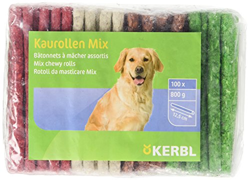 Kerbl Kaurollen Mix 9-10mm/12.5cm 100er Pack, 1er Pack (1 x 1 kg) von Kerbl