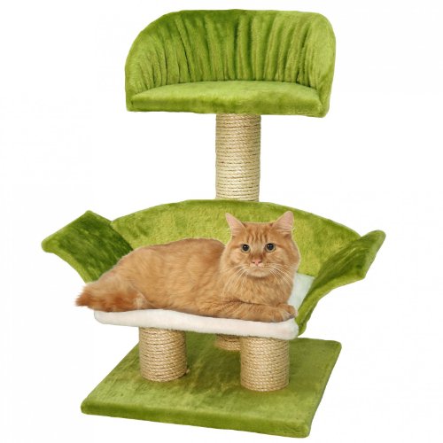Kerbl Kratzbaum LONGUE, grün/weiß Höhe: 70 cm von Kerbl