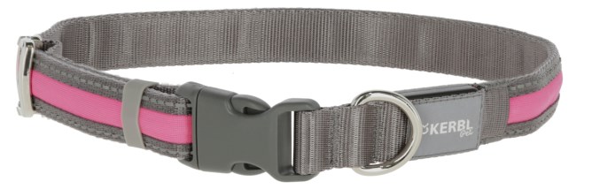 Kerbl Leuchthalsband light/ reflex Pink, 35 - 50cm S/ M von Kerbl