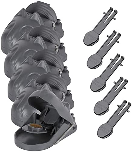 cit Mausefallen mouseStop (5/Pack, cit Mausefalle mouseStop, Multipack, inkl. 5 Ersatzzungen, Maus-Schlagfallen, Kunststoff) von cit