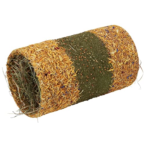 Kerbl Pet Native Snacks Kräutertunnel M gefüllt, 25 x 14.5 cm, 1er Pack (1 x 0.3 kg) von Kerbl Pet