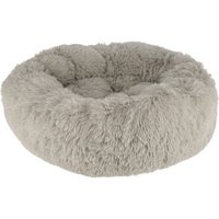 Kerbl Pet Kuschelbett Fluffy, Hellgrau, Rund, Ø60cmx18cm von Kerbl