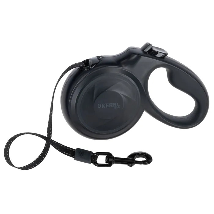 Kerbl Pet Rollleine 5 m Schwarz, Gr. L von Kerbl