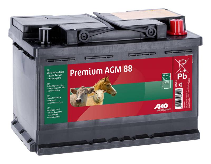 Kerbl Premium Agm Weidezaun Batterie 88Ah 12 V, C100 Kerbl Premium Agm Weidezaun Batterie 88Ah 12 V, C100 von Kerbl