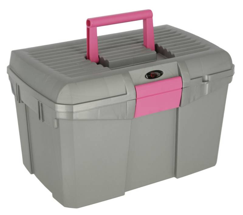 Kerbl Putzbox Siena mit Einsatz grau/pink von Kerbl