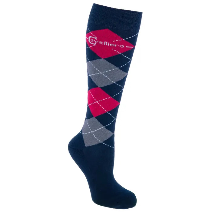 Kerbl Reitstrumpf Brescia Dark Navy/Pink/Grey, Gr. 37-39 cm Kerbl Reitstrumpf Brescia Dark Navy/Pink/Grey, Gr. 37-39 cm von Kerbl