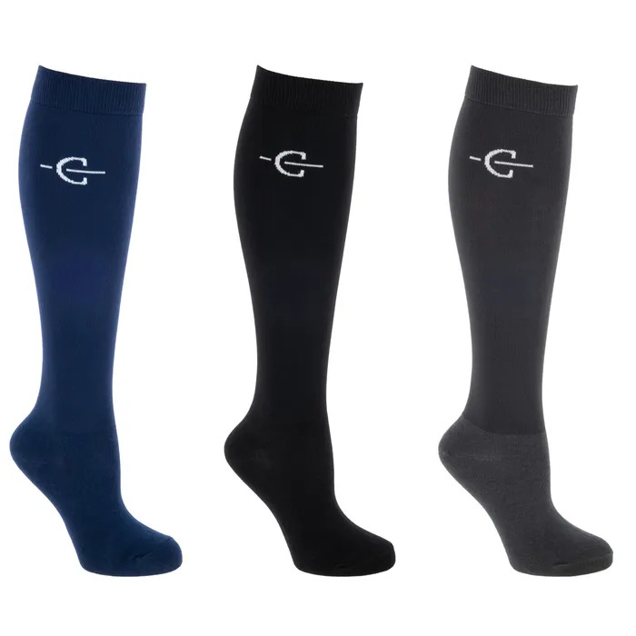 Kerbl Reitstrumpf Competition 3er Pack Navy/Black/Grey, Gr. 34-36 cm Kerbl Reitstrumpf Competition 3er Pack Navy/Black/Grey, Gr. 34-36 cm von Kerbl